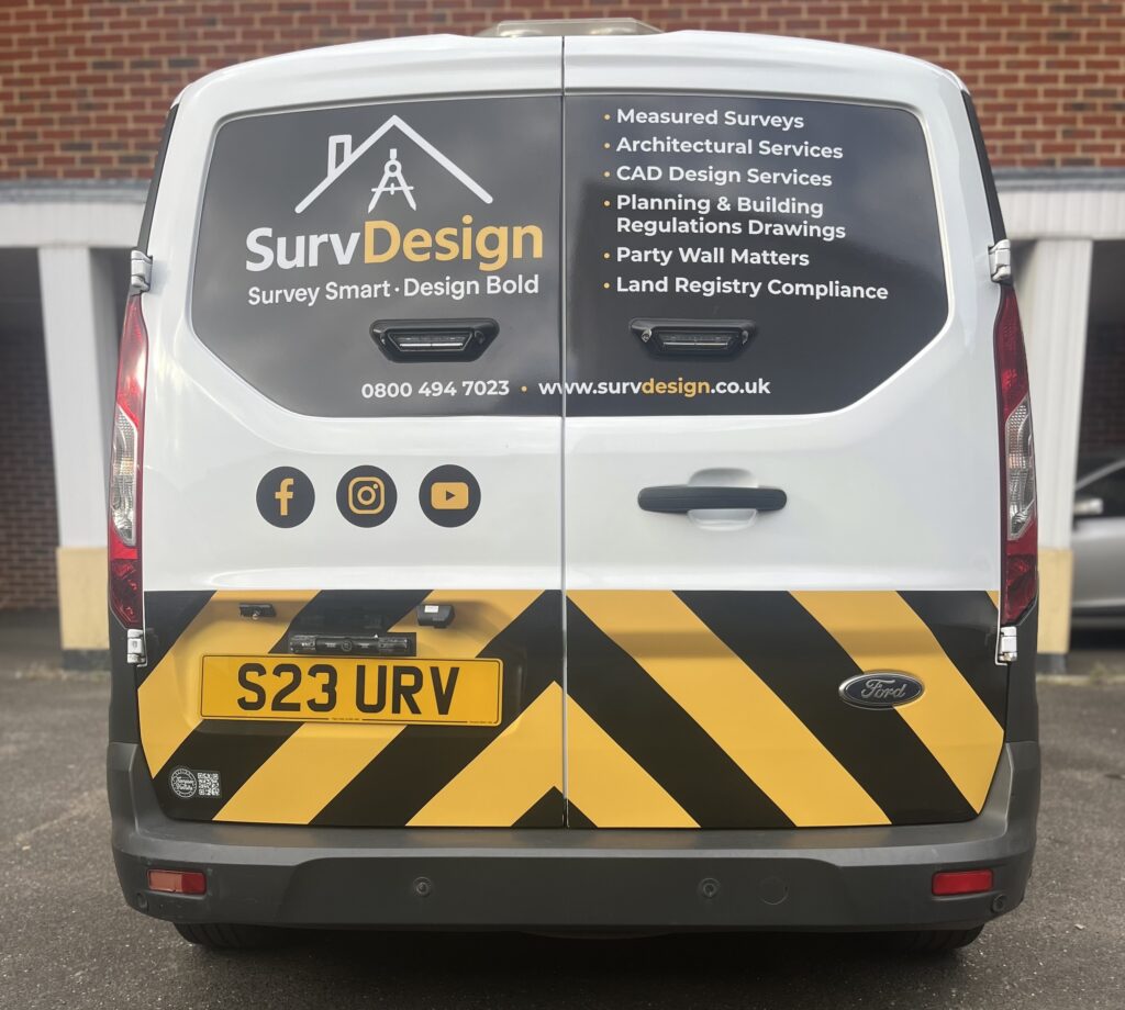Planning Drawings Kent Including LiDAR laser scan of your property by one of our Kent Survey Teams